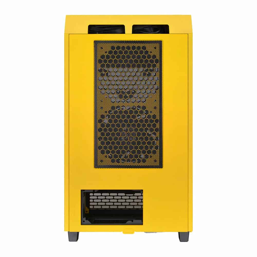 (image for) Thermaltake The Tower 200 Bumblebee Mini-ITX PC Gaming Case + LCD Panel Kit Bundle